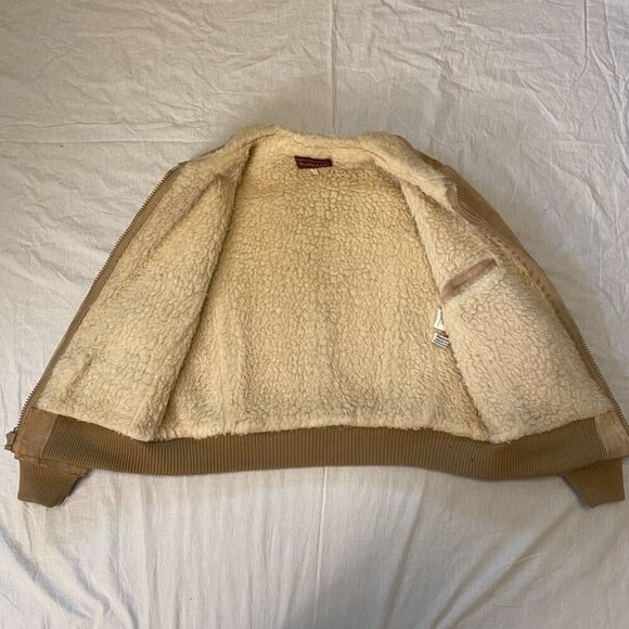 Gender Neutral Thick Wool Lined Leather Jacket - Repp, Ltd. - Picture 8 of 14